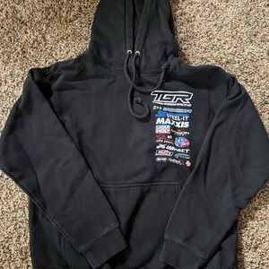 Black Racing Hoodie